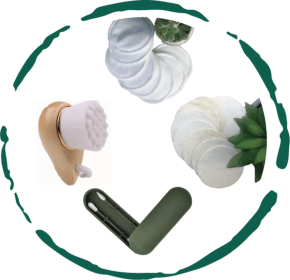 Reusable Facial Skin Care Kit - 13pc Eco Friendly Makeup Remover Pads, Natural Loofah Exfoliator Sponges