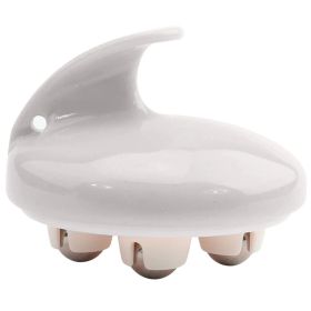 Ergonomic Rolling Body Massager - Deep Tissue Cellulite Massager Roller with Stainless Steel Beads for Pain Relief, Muscle Tension, Lymphatic Dra