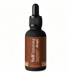 Organic Self Tanning Drops - 30ml Self Tanning Serum For Face & Body, Buildable Natural Sunless Tan, Vegan & Paraben-Free (Option: 30ml)